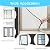 DIY Magnetic Window Insulation Kit Indoor Film for Heat and Cold (56"x35")