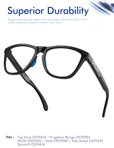 Image of SAUCER Replacement Nose Pieces Pads for Oakley Frogskins Range | HSTN OO9242 | Sielo OO9288 | Top Knot | Spindrift Sunglasses