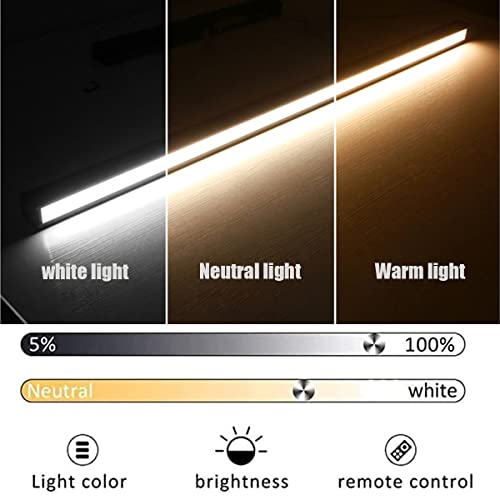 Lampe à suspension linéaire LED réglable avec télécommande pour table à manger - 3