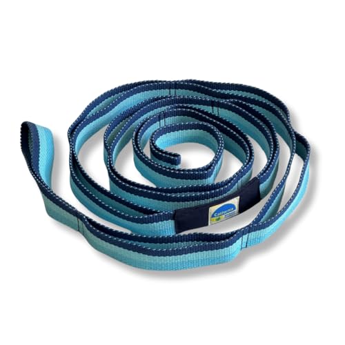 California Yoga Strap with Loops, 12-Loop Stretching Belt