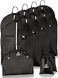 ✔ GRATIS SCHUHSACK & EBOOK: Erhalte neben Deinen Anzugsack Kleiderschutzhüllen den passenden Schuh-Beutel & wertvolle Travel Hacks. Das ultimative Anzugtasche Kleidertasche Business, Anzugbeutel, Anzughülle, Hemdentasche Set!