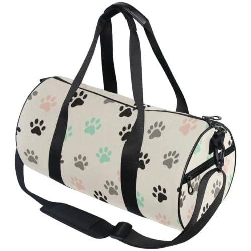 Bolsa de hombro de entrenamiento en sarga resistente y correa ajustable