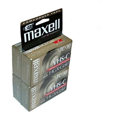 Maxell TC-30 VHS-C Videocassettes (4-pack) Cover
