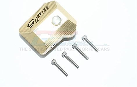 GPM For Traxxas TRX-4 Trail Defender Crawler/TRX-6 Merc-Benz G63 Upgrade Parts Brass Front/Rear Gearbox Cover - 1Pc Set