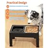 Stainless Steel Dog Bowls, [2 Pack] Water and Food Bowl Set, 1.6L Pet Metal Dishes for Small Medium Large Dogs