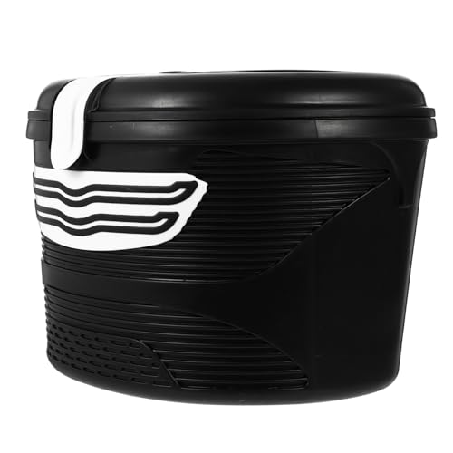 HEMOTON 1Set Lockable Storage Holder Front Frame Bike Basket for Electric Bike and Durable Design Easy Installation Fits Bikes Option
