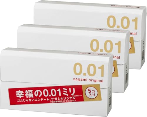 Kondome 5 Stück 0 01 mm für Sagami Original 3 Stück