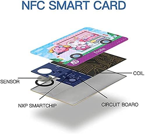 ACNH 32 PCS NFC Tag Game Cards Rare Villager Mini Cards for Animal Crossing New Horizons/New leaf for Switch/Switch Lite/Wii U/New 3DS with Storage Box