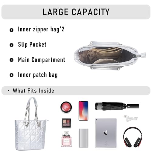 Image of Chinllo Tote Bag for Women, Medium Top Handle Handbags Purse