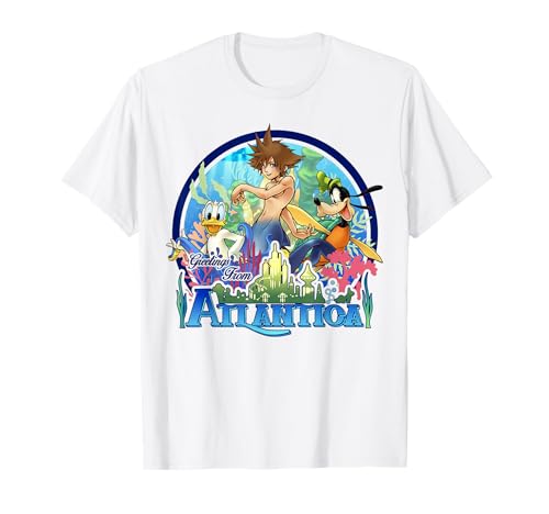 T-shirt Kingdom Hearts Atlantica vêtement Disney coton gaming