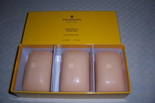 Pecksniff's Grapefruit & Citron Peel Luxury Hand Soap (box of 3)
