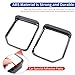 Rearview Mirror Rain Guard for 2024–2025 Toyota Land Cruiser 250 LC250 1958 Prado ABS Mirror Visor Shield, Anti-Rain & Anti-Fog Eyebrow Cover External Modification Accessories (Black)