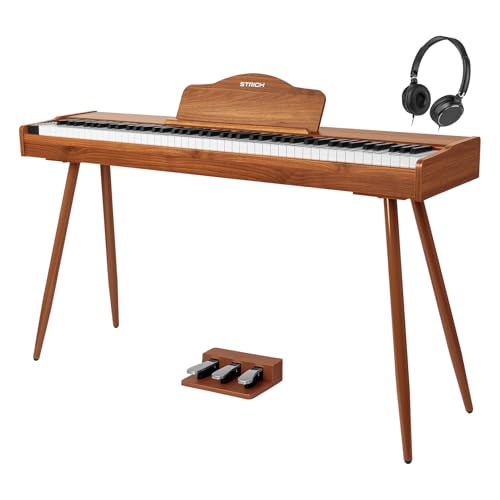 STRICH Digital Piano 88 Keys, Hammer-Action Weighted Keyboard, Full size