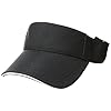Augusta Sportswear Women's Athletic Mesh Visor - Stylish Sun Hat for Golf, Running, and Outdoor Activities, Black