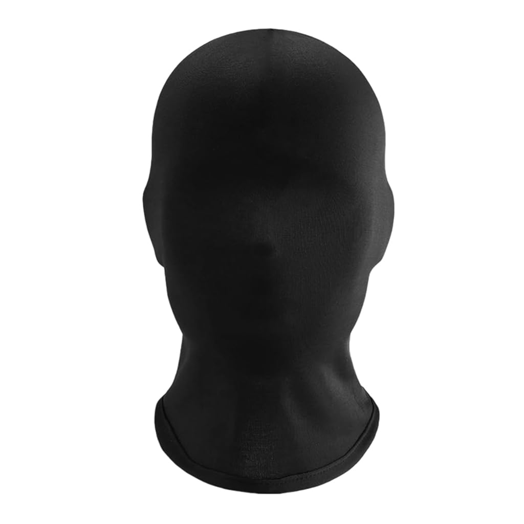 PROBEROS® Full Face Mask for Women Men Halloween Dress Up Thin Balaclava Face Mask for Motorcycle Bike Cycling Cap Ski Black-image-8