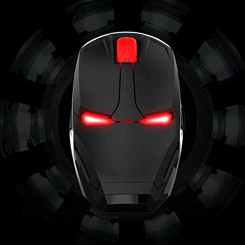 Kabellose Computer-Maus mit USB-Empfänger, 2,4 G, tragbarer mobiler Computer, klick lautlos, optische Mäuse für Computer, MacBook, Notebook, PC, Laptop, Schwarz – Bild 3