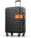 Travely Polycarbonate L Suitcase 67cm - 20kg Suitcase Including TSA Lock, Hard Suitcase on 4 Wheels, Suitcase Medium Size Hardshell, Suit Case,