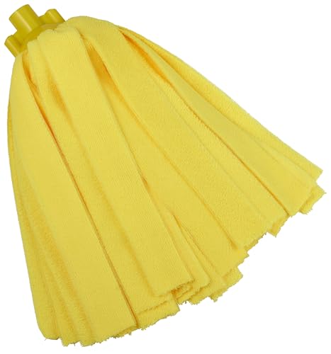 Image of Vikan Microfiber Socket Mop, Yellow
