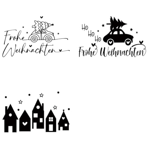 Christmas Iron Transfer Patch Heat Transfer Sticker Vinyl Design Iron Applique T-Shirt Clothing DIY Craft Applique Clothing Decoration (P3)