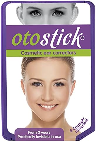 Otostick - 8 Count Cosmetic Discreet Protruding Ear Corrector - Corrective Ear Care Products for Ear Pinning without Surgery from 3 Years of Age.