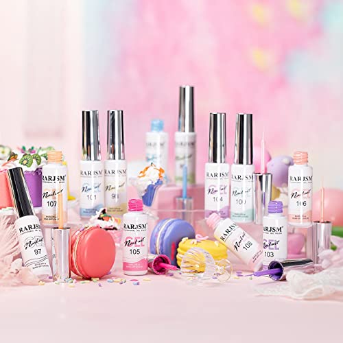 Set Gel Nail Art 12 Colores Pastel 8ml miniatura 3
