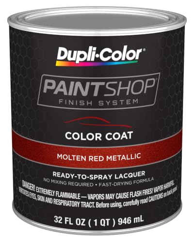 Dupli-Color Paint Shop Finish System, Molten Red, 1 Quart