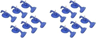 Juego de 6 abrazaderas de succión de alto rendimiento, fáciles de operar, color azul