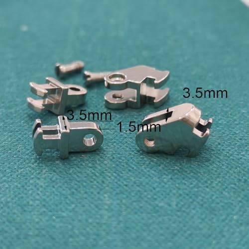Eyeglass Concealed Hinge Replacement 3.5x1.5mm Plastic Frames, Sunglasses, Wooden Frames, Glasses Parts Replacement Glass Repair Kits Screws and Screwdriver