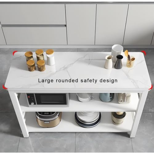 Rozszerzalny stojak na kuchenkę mikrofalową na wyspę kuchenną – wielofunkcyjny stojak do kuchenki mikrofalowej, czarny design, kaktat 70 x 50 x 80 cm, idealny do małych i kuchennych nizat