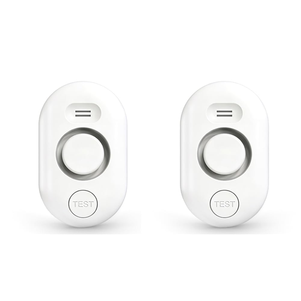 Jnchdghwa Home Water Flooding Monitor Leakage Water Leak Detector Sensor Alarm, 2pcs Drip Detection Warning for Basement Floor