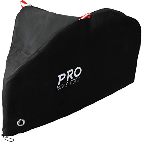PRO BIKE TOOL Bike Cover for Outdoor Bike Storage - Stationary XL for 2 Bikes - Heavy Duty Riptstop Material, Waterproof and Anti-UV - Bicycle Cover Protection for Mountain & Road Bikes, Bike Tent