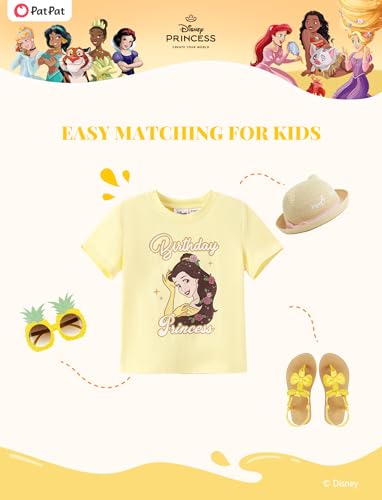 Image of Disney Kids Birthday Shirts 2-9Y, Cute Graphic Tees, Birthday Party Outfit | Disney Officially Licensed, Birthday Girl & Boy T-Shirts, Special Day Outfit, Favorite Character Gift, Soft & Comfortable