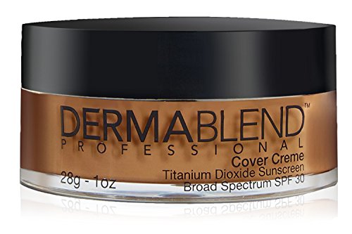 Dermablend Cover Creme High Coverage Foundation with SPF 30, 70N Toasted Brown, 1 Oz.