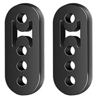 MetVot 2 Stück 4 Loch Auspuff Schalldämpfer Universal Auspuffgummi AutoSchalldämpfer Auspufthalterung Auspuffaufhänger Aus Gummi AuspuffSchalldämpfer für Auto