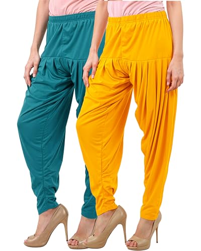Image of Buy That Trendz Patiala Salwar for Women Relaxed Fit Viscose Patiyala Salwar Harem Bottom Pants