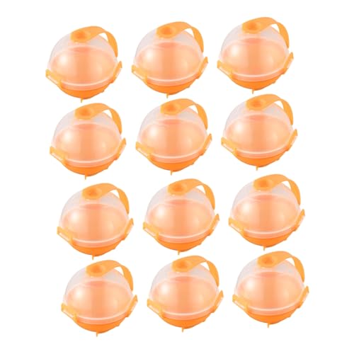 Molde de bolas de hielo para whisky 12 piezas naranja miniatura 1