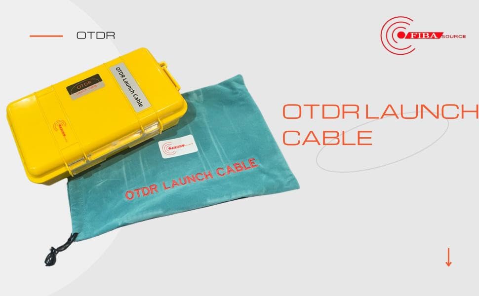 OTDR Câble de lancement 1 km SC/APC Cordon d'extension en fibre optique monomode pour des tests réseau précis (LC/UPC, 1 km)