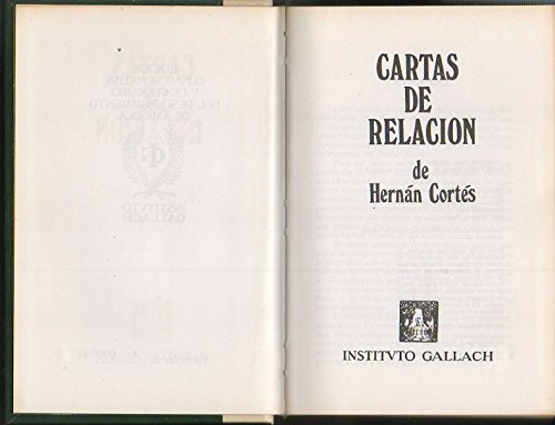 Amazon.com: CARTAS DE RELACION DE HERNAN CORTES.: Hernán. CORTES: Books