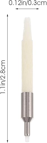 Vista 23 de NUOBESTY 30 puntas de repuesto para rotuladores de pintura, rotuladores permanentes, puntos para escribir cosas, color blanco