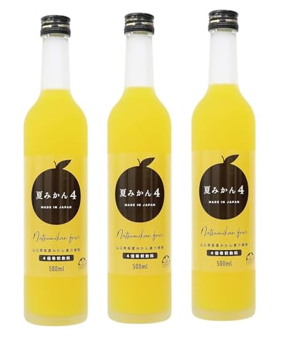 柚子屋本店 夏みかん4 500ml×3本 山口 フルーツジュース 国産 オレンジジュース (B0F32GX2ZC) Amazon価格推移・価格追跡