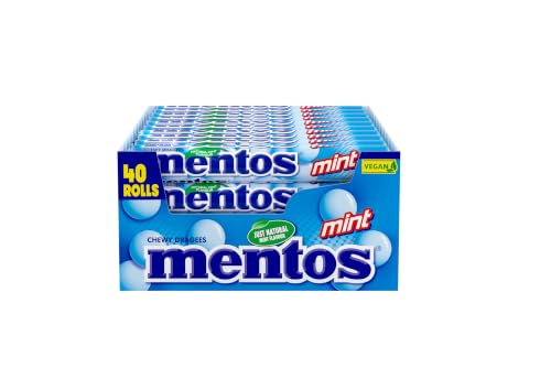 Image of Mentos Mint Chewy Dragees 38 g (Pack of 40)