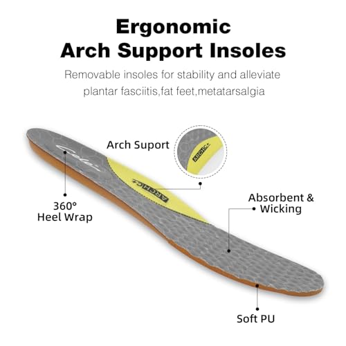 CELE Mens Slip On Casual Dress Shoes Wide Walking Sneakers Orthopedic Boat Loafers with Arch Support Comfortable Lightweight Non Slip4