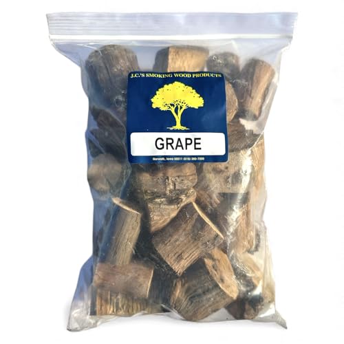 J.C.'s Smoking Wood Chunks - Gallon Sized Bag - Grape