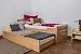 Produktbild Einzelbett/Funktionsbett"Easy Premium Line" K1/h Voll inkl. 2. Liegeplatz und 2 Abdeckblenden, 90 x 200 cm Buche Vollholz massiv Natur