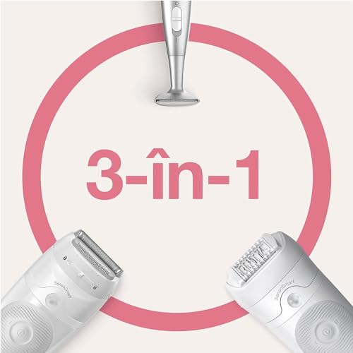 Braun Silk-épil 5 Depiladora Eléctrica Mujer 3 en 1, Kit de belleza para una sepilación suave, 5 5-825 Blanco/Gris - imagen 7