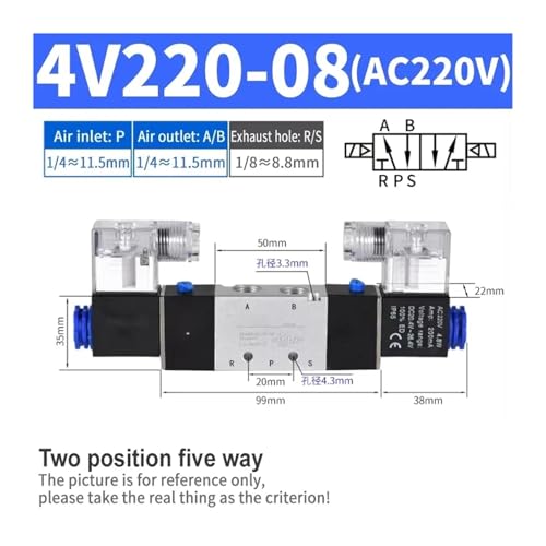 Électrovanne 4V320-10 haute précision pour automatisation industrielle