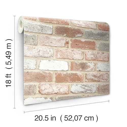 Papier peint effet brique haut de gamme grain texturé de qualité supérieure