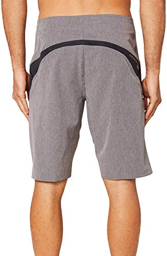 Image of O'NEILL Men's 21 inch Hyperfreak Divergent Boardshorts -Water Resistant Trunks for Men with Quick Dry Stretch Fabric and Pockets