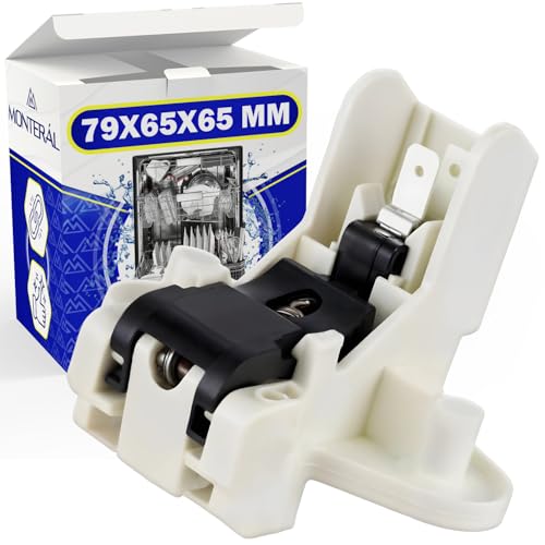 Cerradura de Puertapara Puerta de la Lavavajillas con Código Original 1170364002 1170364010 1524077003 1524077011 1524077045 Compatible para Electrolux para Zanussi - Garantía de 10 Años - MONTERAL