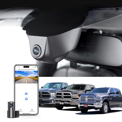 Mangoal Front & Rear Dash Cam for 4th Gen RAM